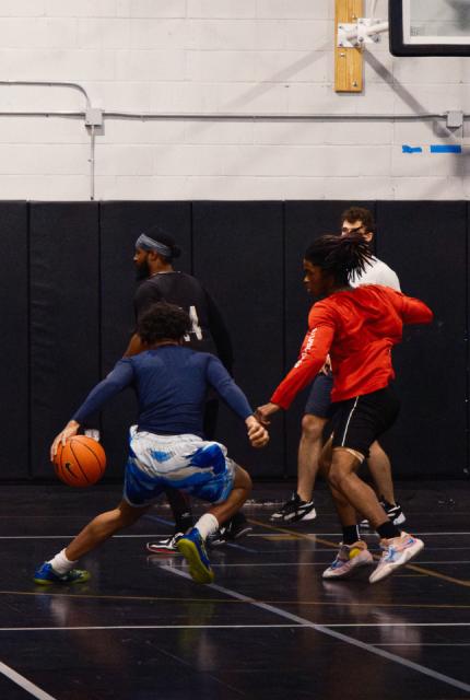 Basketball players